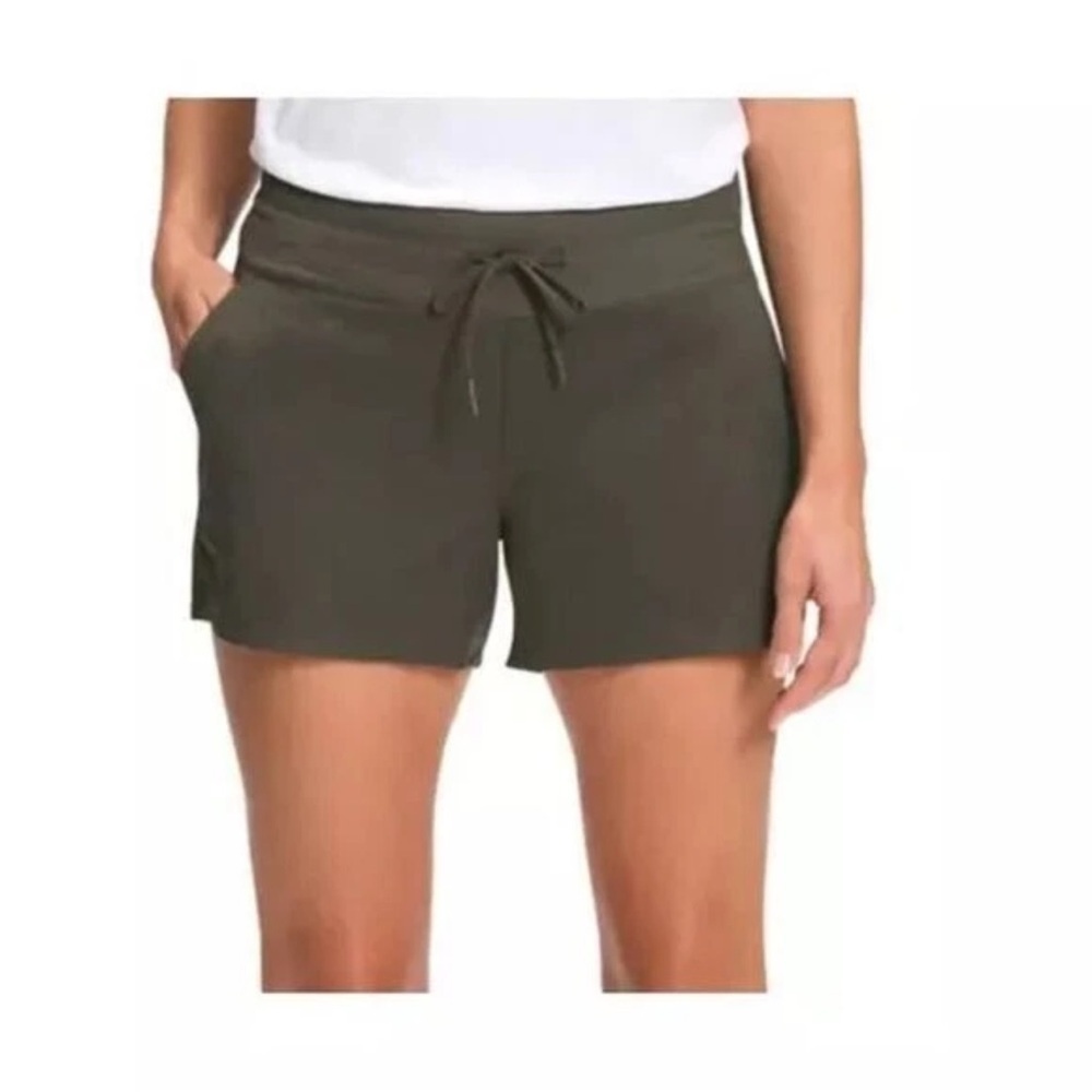 The North Face Women's Dark Green Athletic Shorts large